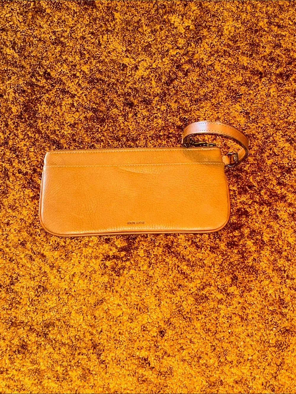 Brown Floral Wristlet Clutch - Women Bags